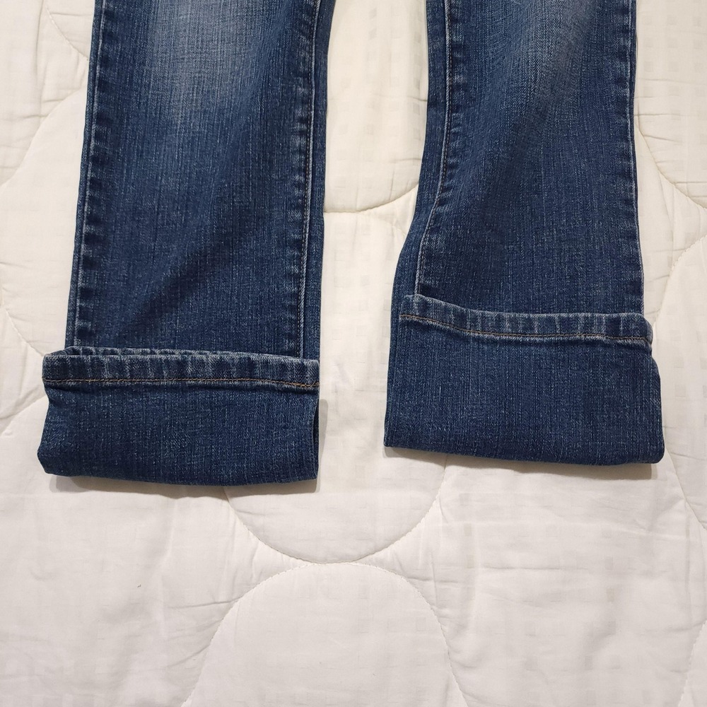 Levis Jeans Womens 8M Blue Mid Rise Skinny Stretch Denim 30x30 Medium Wash - Picture 4 of 15